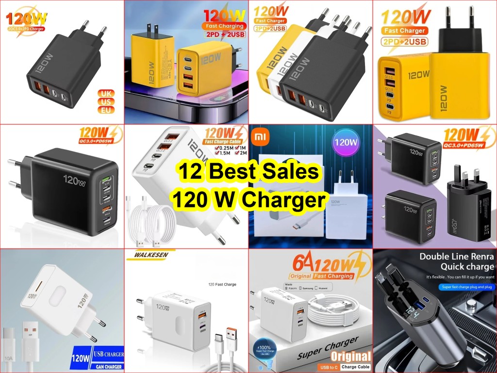 120W USB charger
