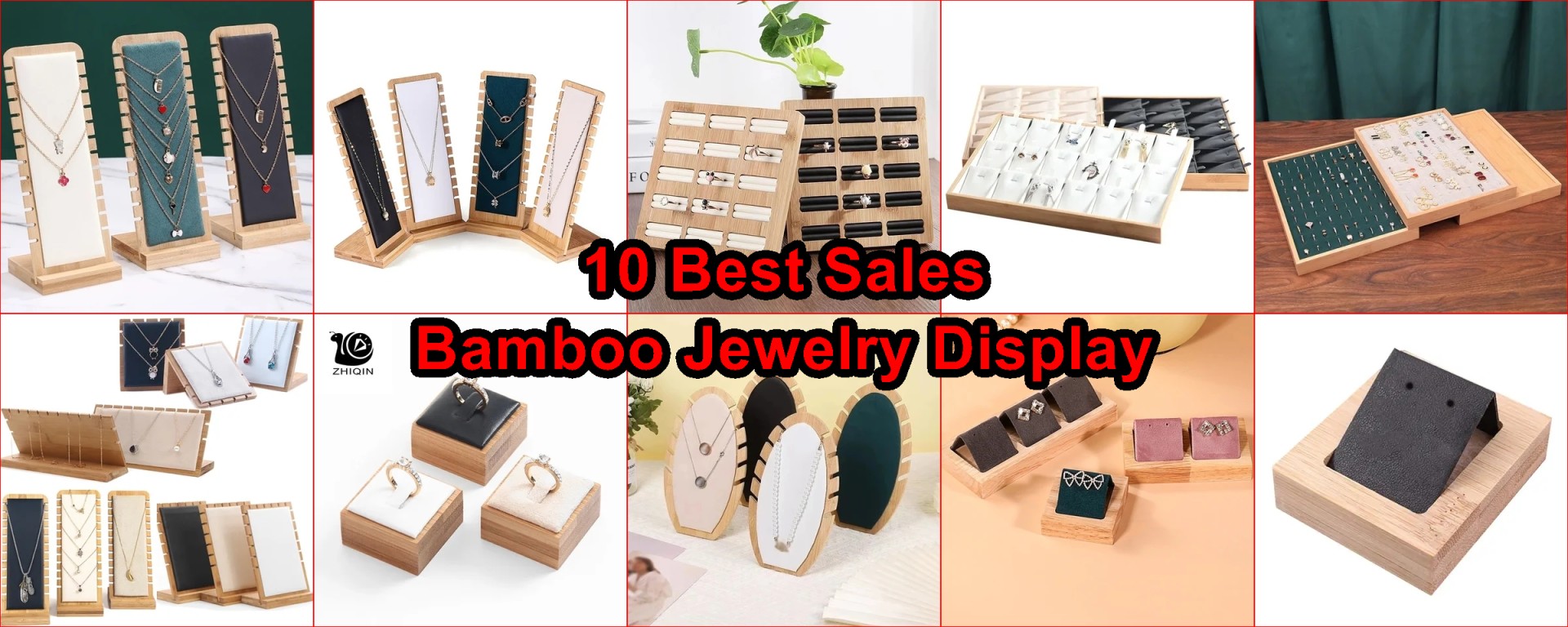 bamboo jewelry stands
