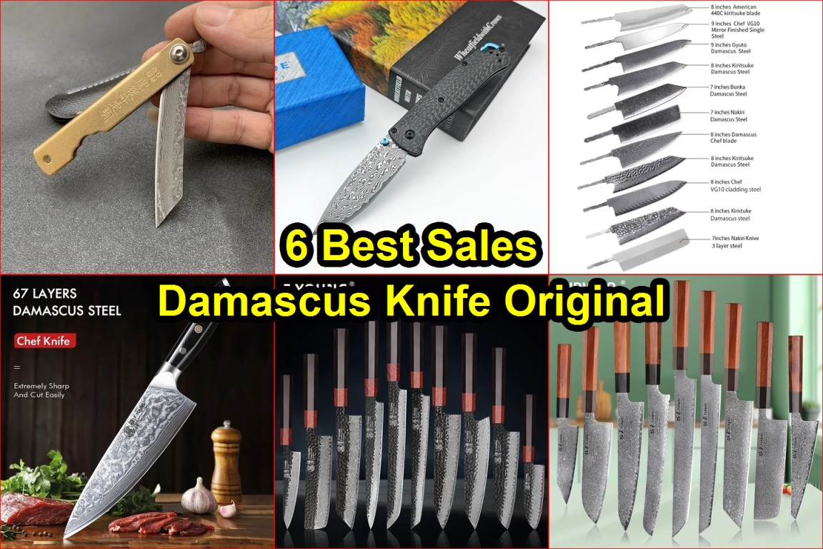 Damascus steel knives