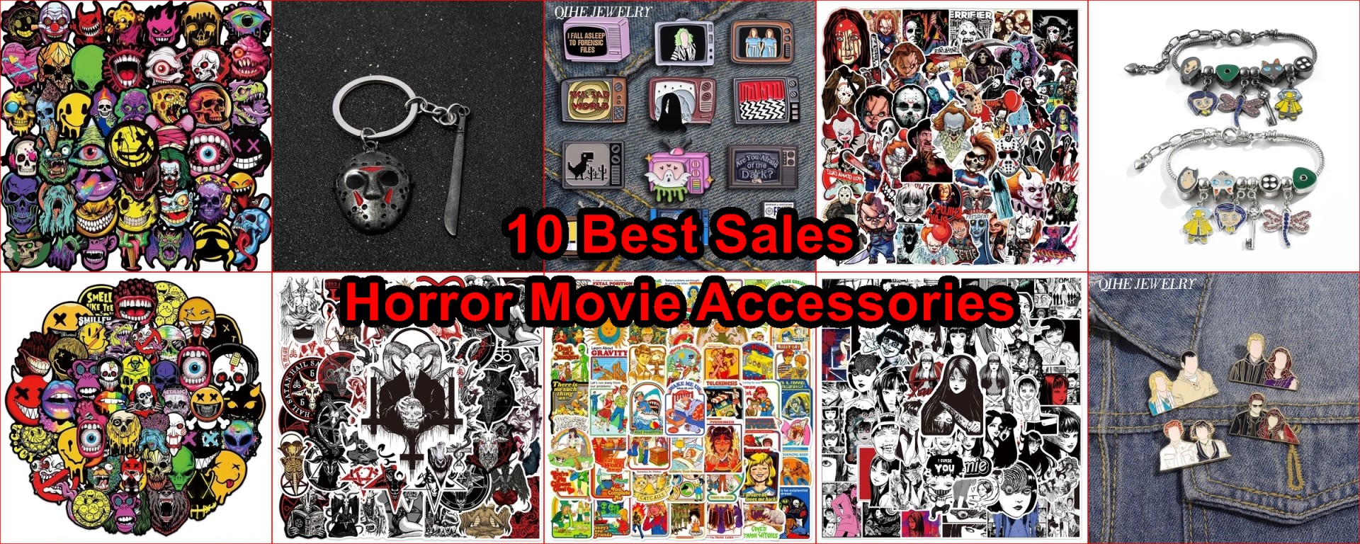 horror movie stickers