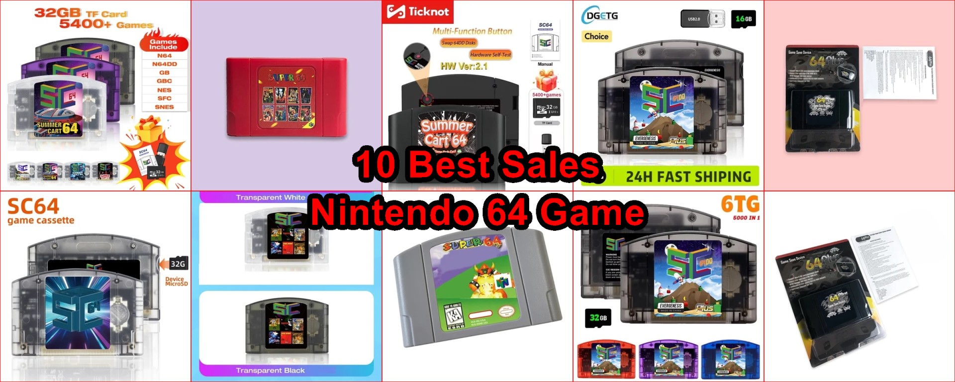 best N64 multi-game cart