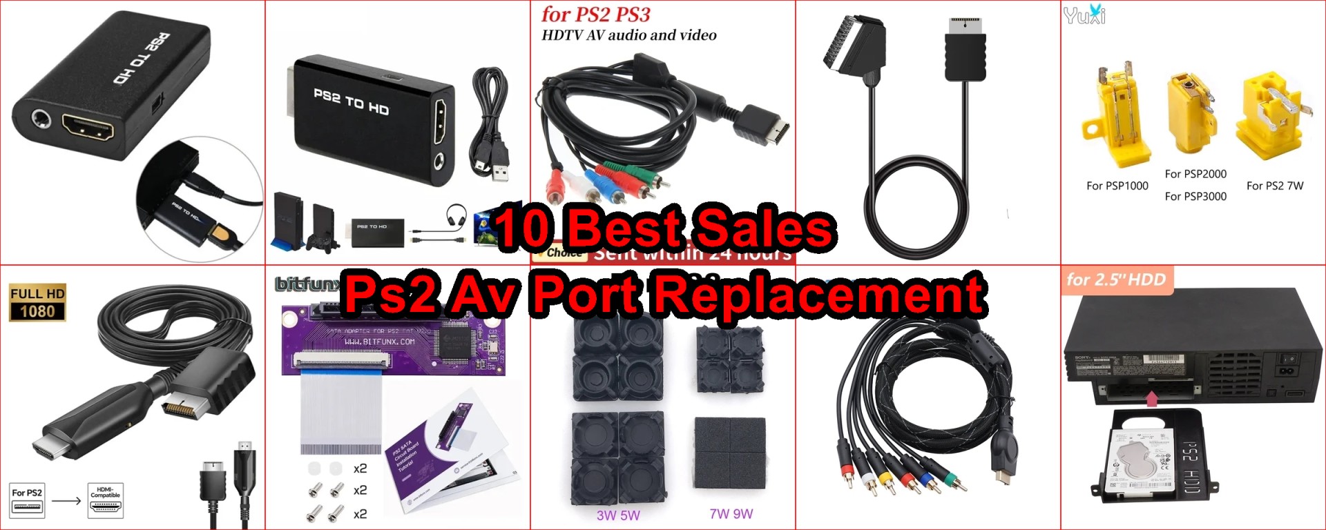 AliExpress PS2 HDMI converter