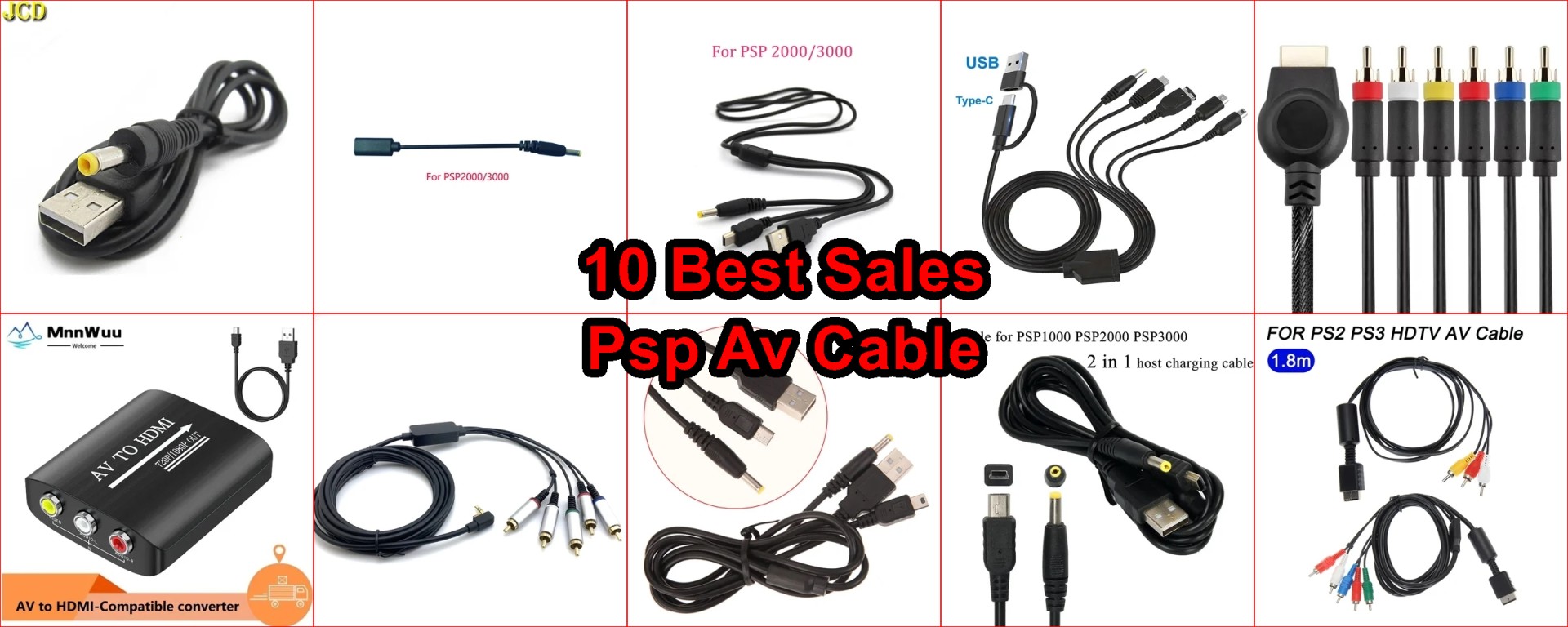 PS2 AV cable AliExpress