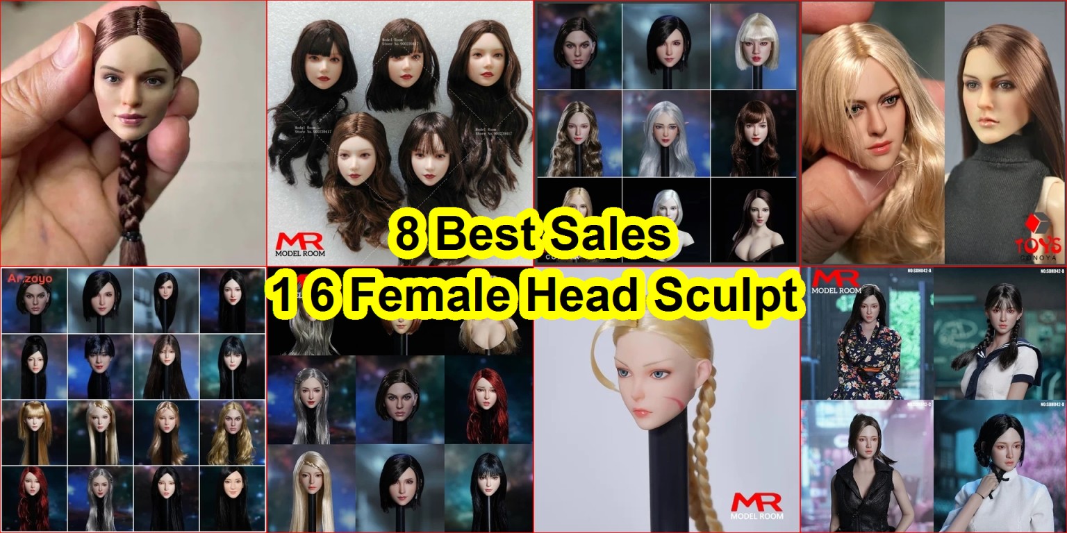 1/6 female head sculpt