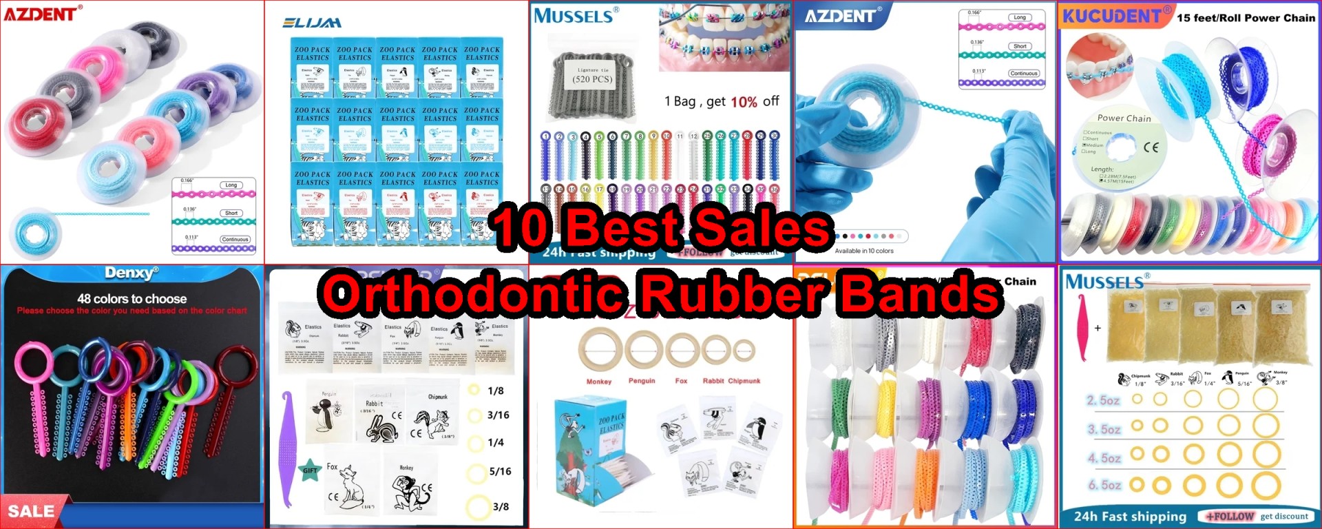 dental rubber bands