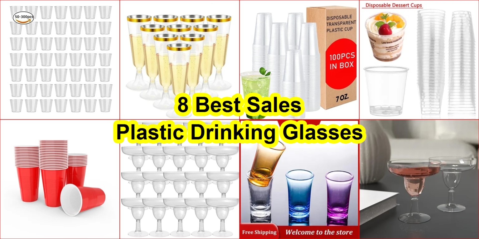 disposable plastic glasses