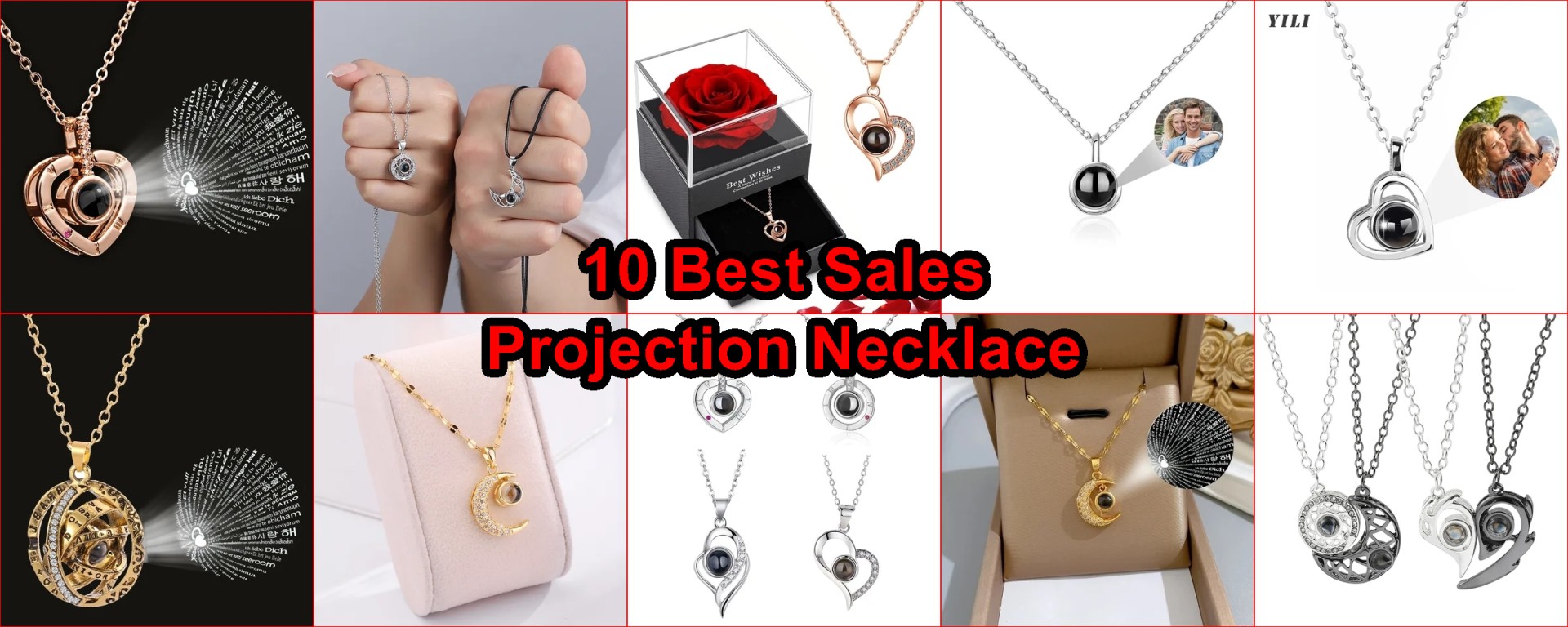 100 languages I love you necklace