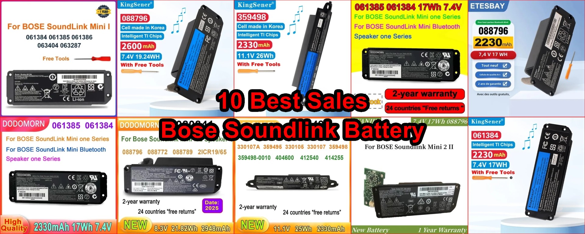 BOSE Mini 1 battery replacement