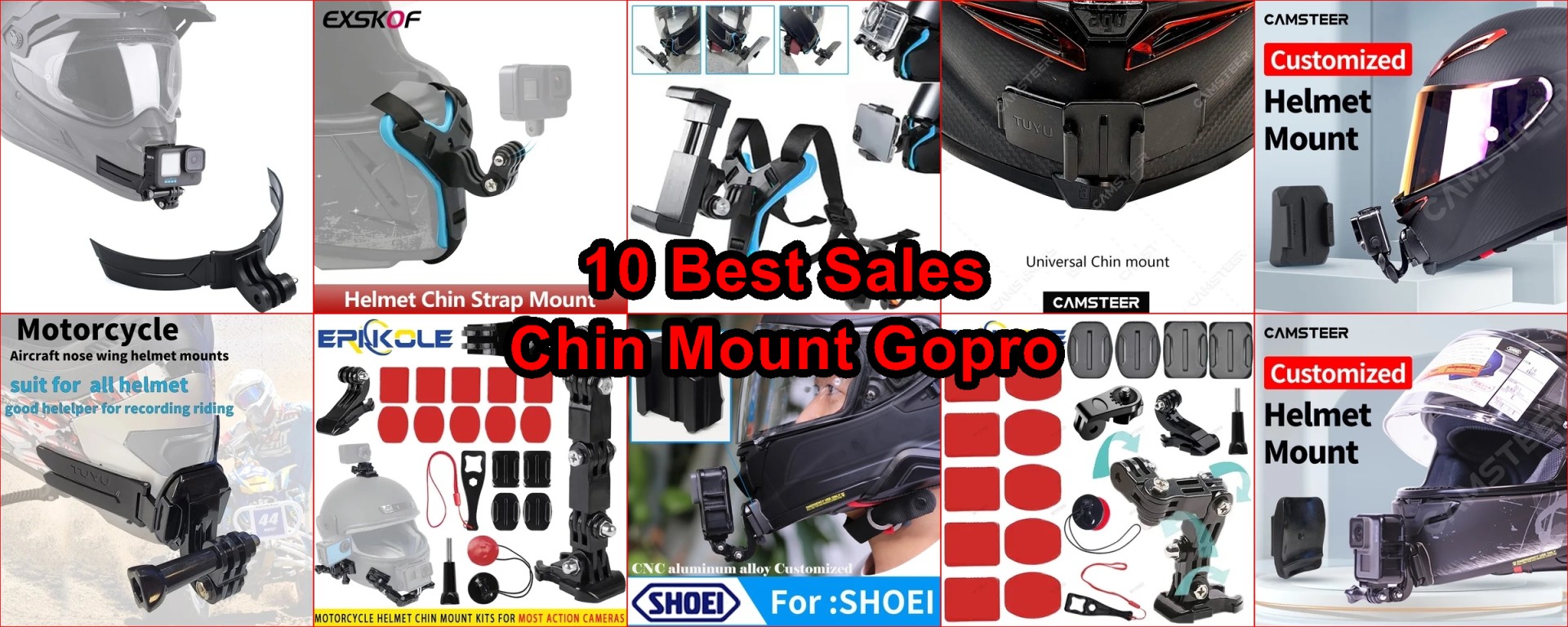 GoPro helmet mount AliExpress