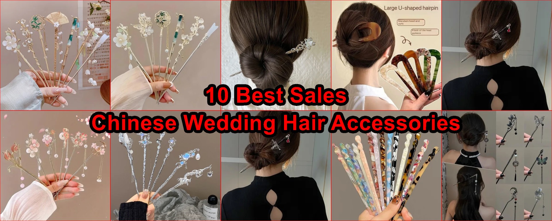 Chinese style hairpins