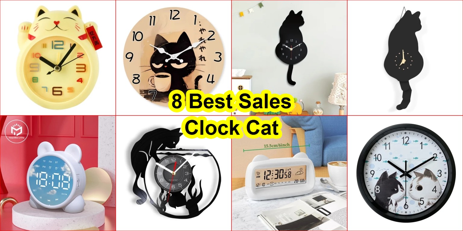 AliExpress cat clocks