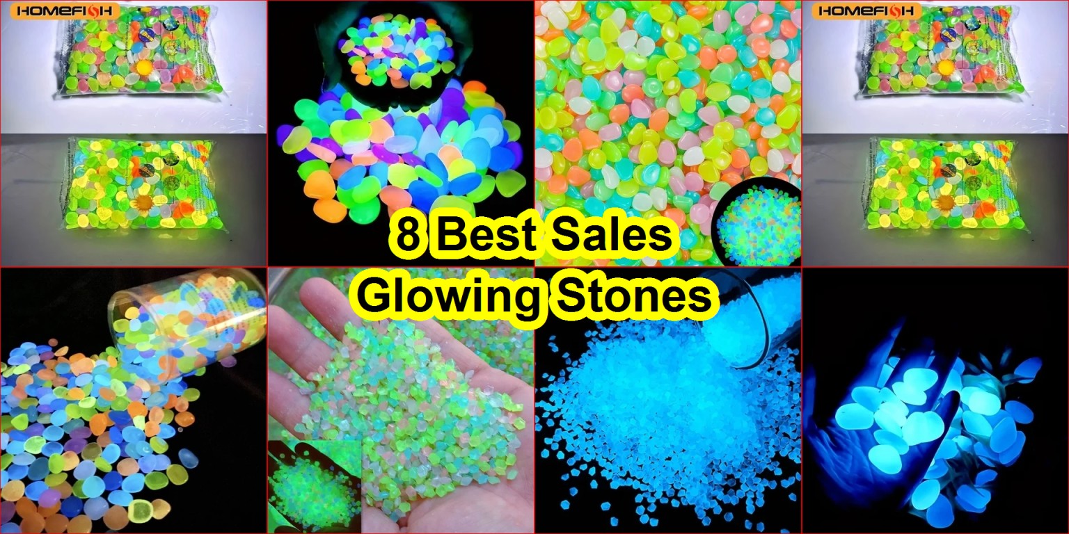 luminous garden stones