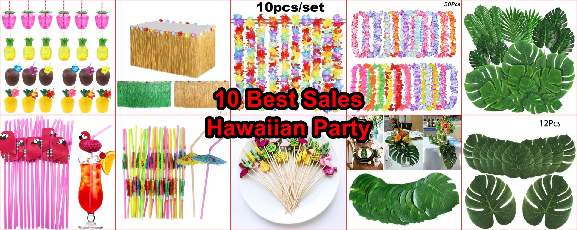 Hawaiian party decorations