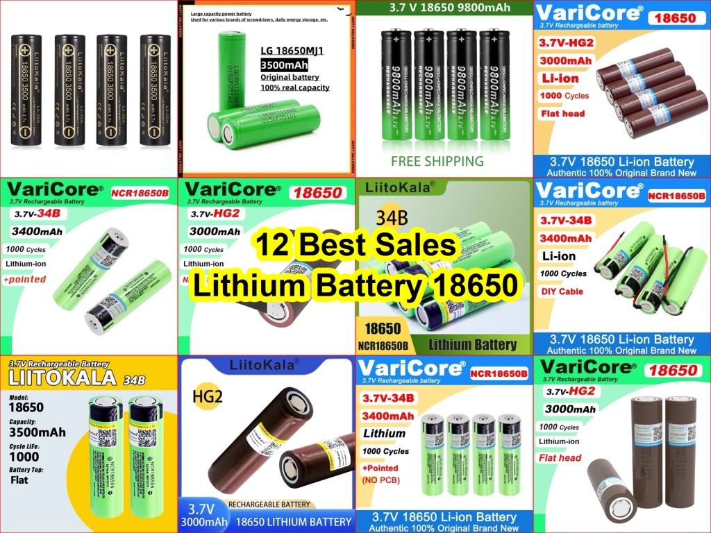 LiitoKala 18650 batteries