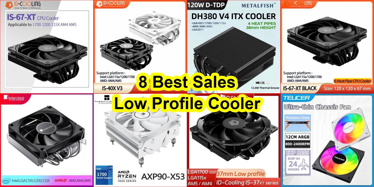 low profile CPU coolers