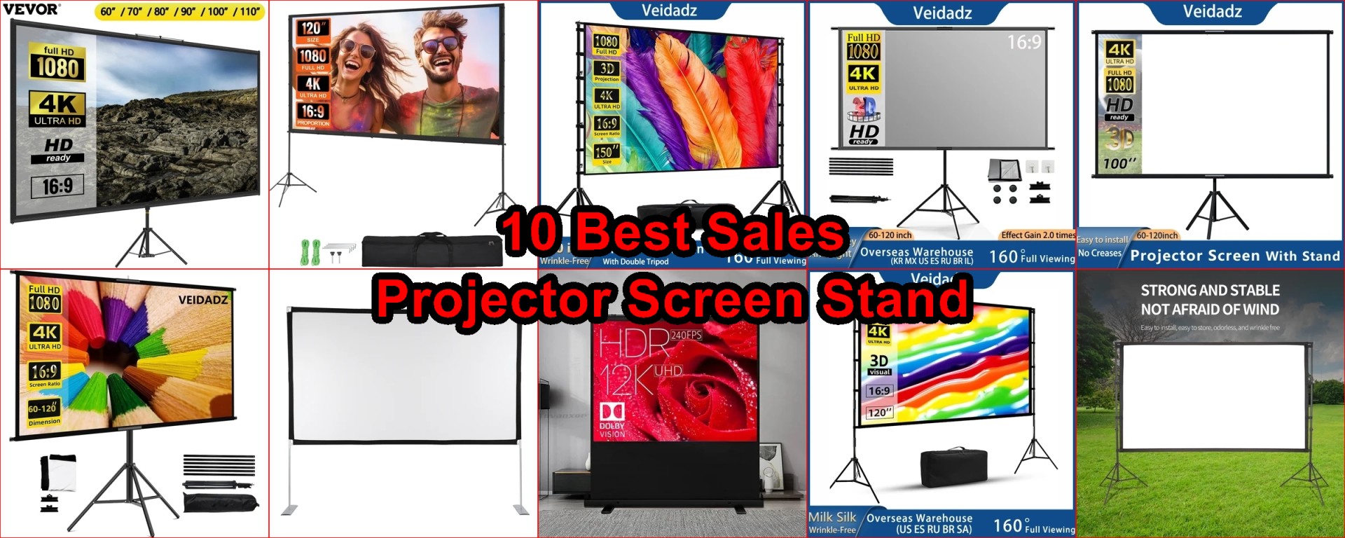 best projector screens 2025