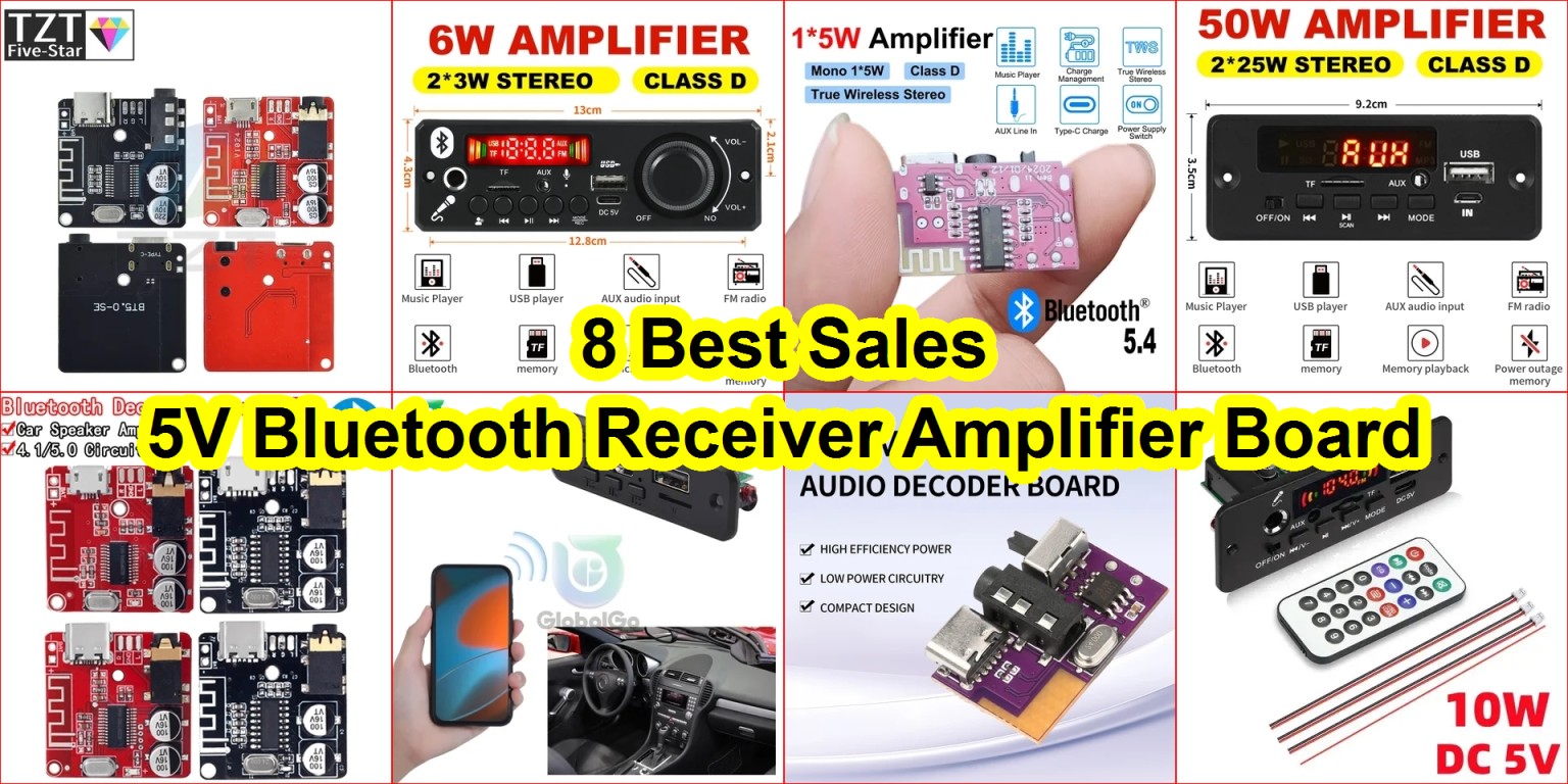 Bluetooth 5.0 Amplifier Module