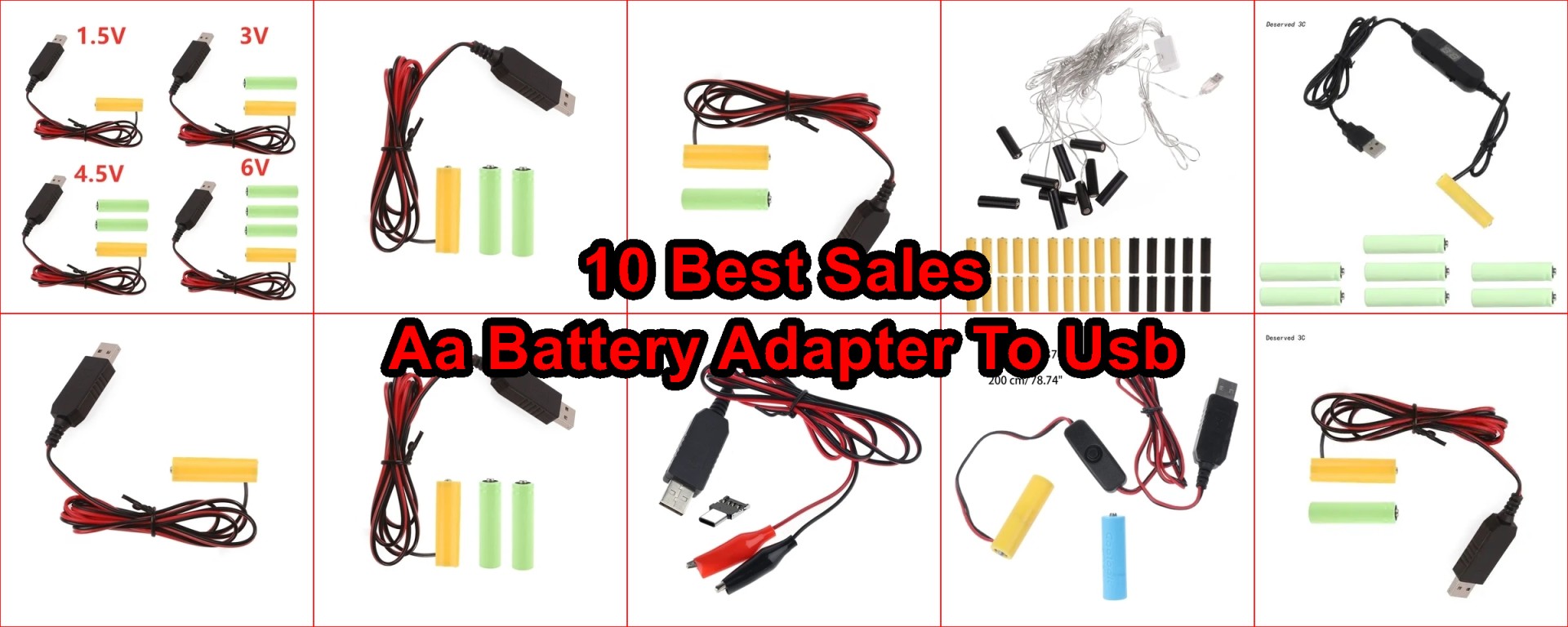 USB dummy battery adapter