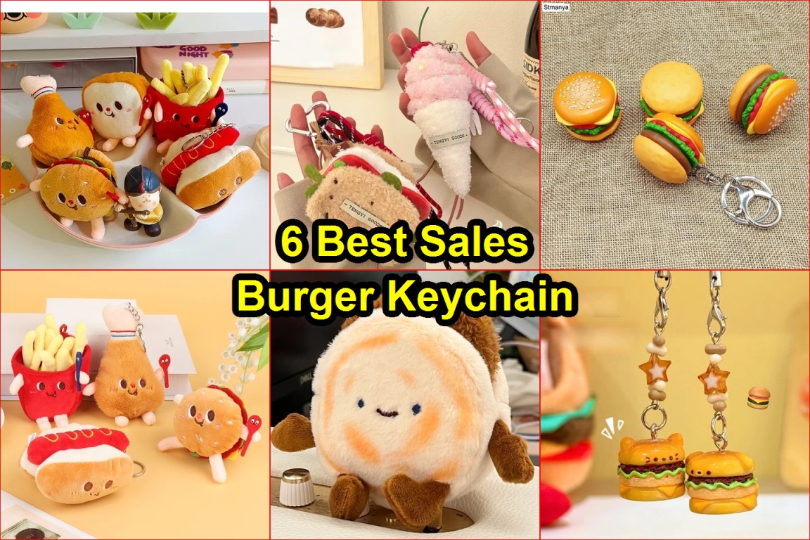 food plush keychains