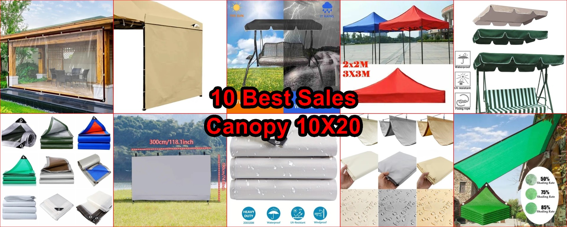 waterproof canopy for patio