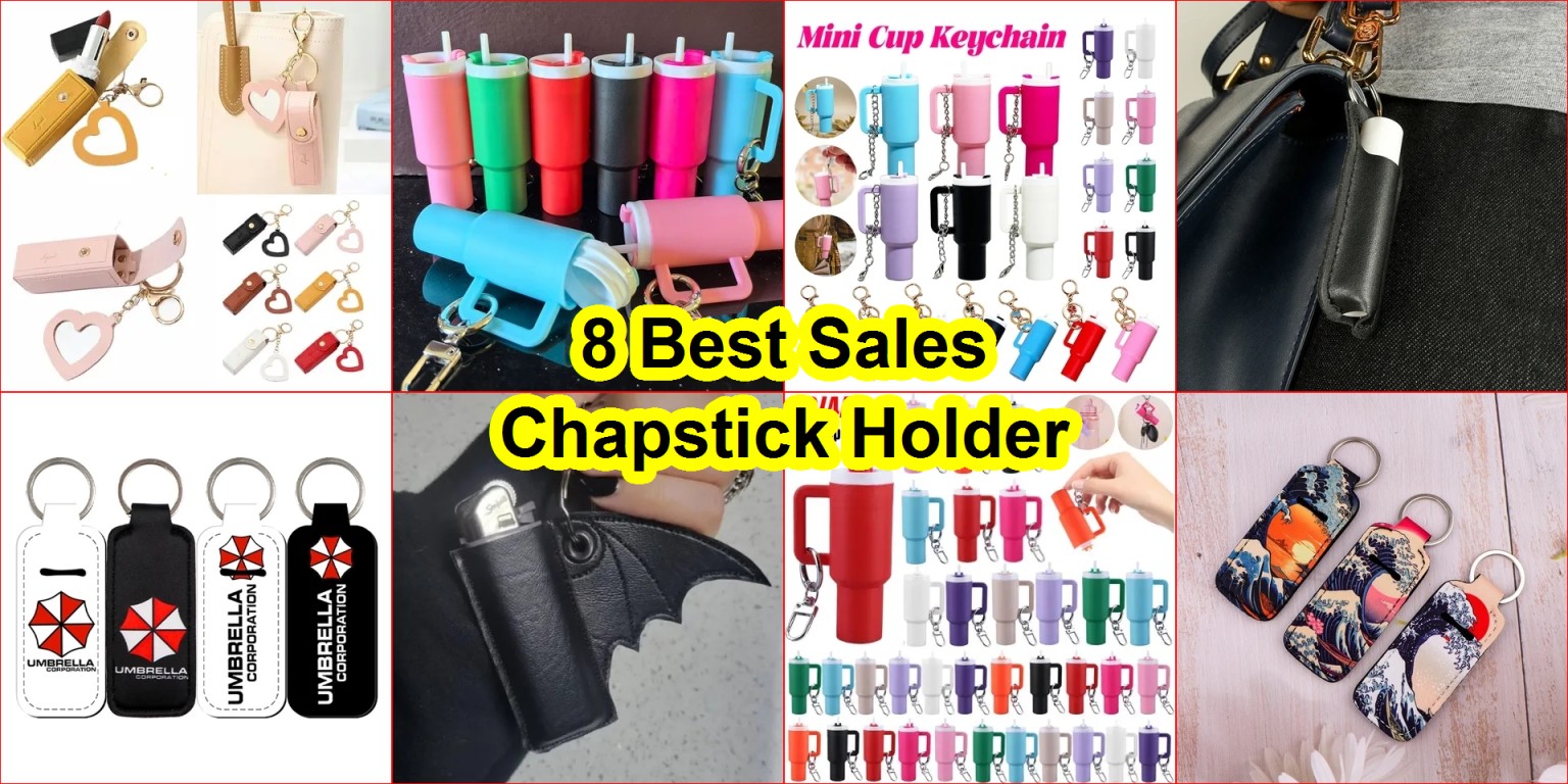 lip balm holder keychain