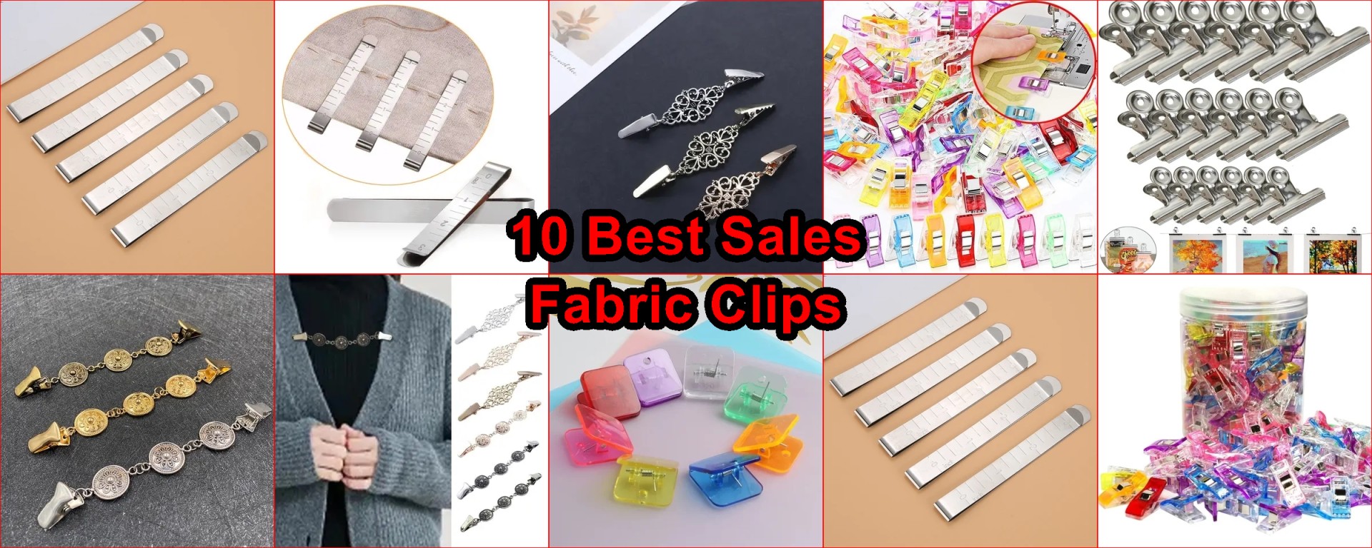 stainless steel hemming clips