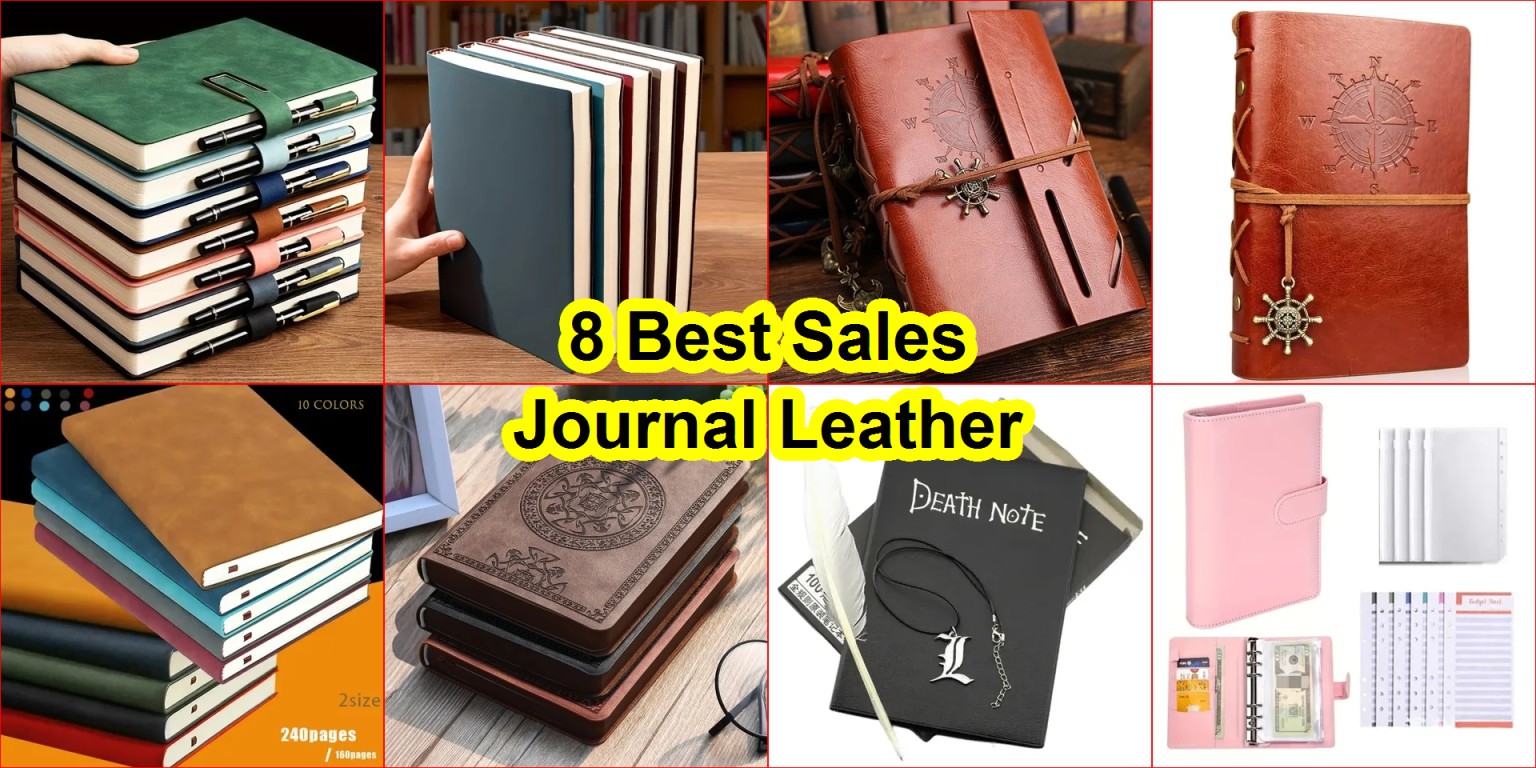 vintage leather journal