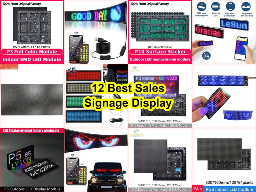 RGB LED matrix panel