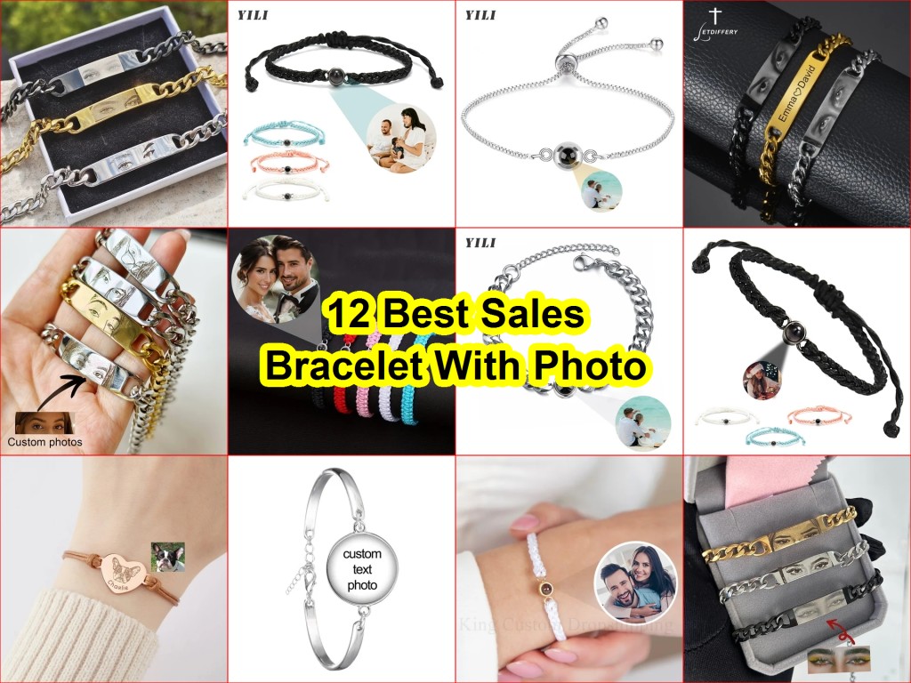 personalized photo bracelet
