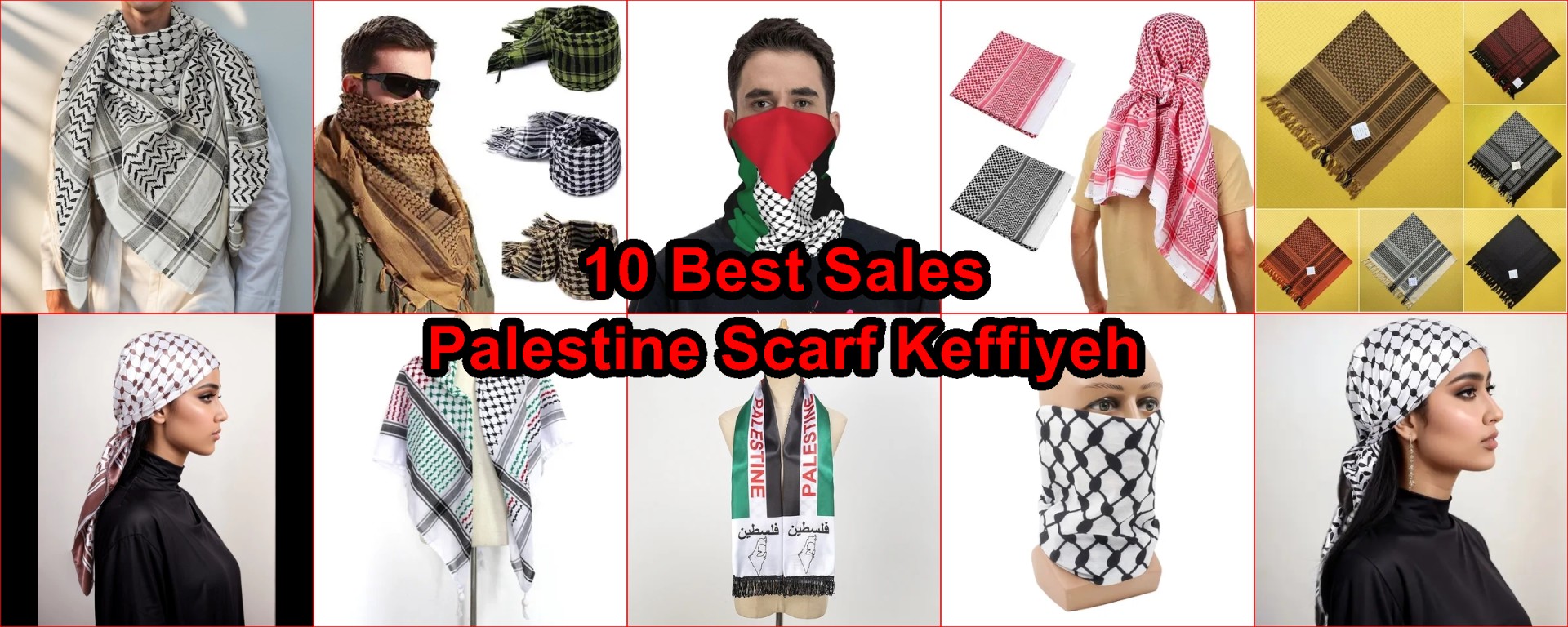 traditional shemagh scarf