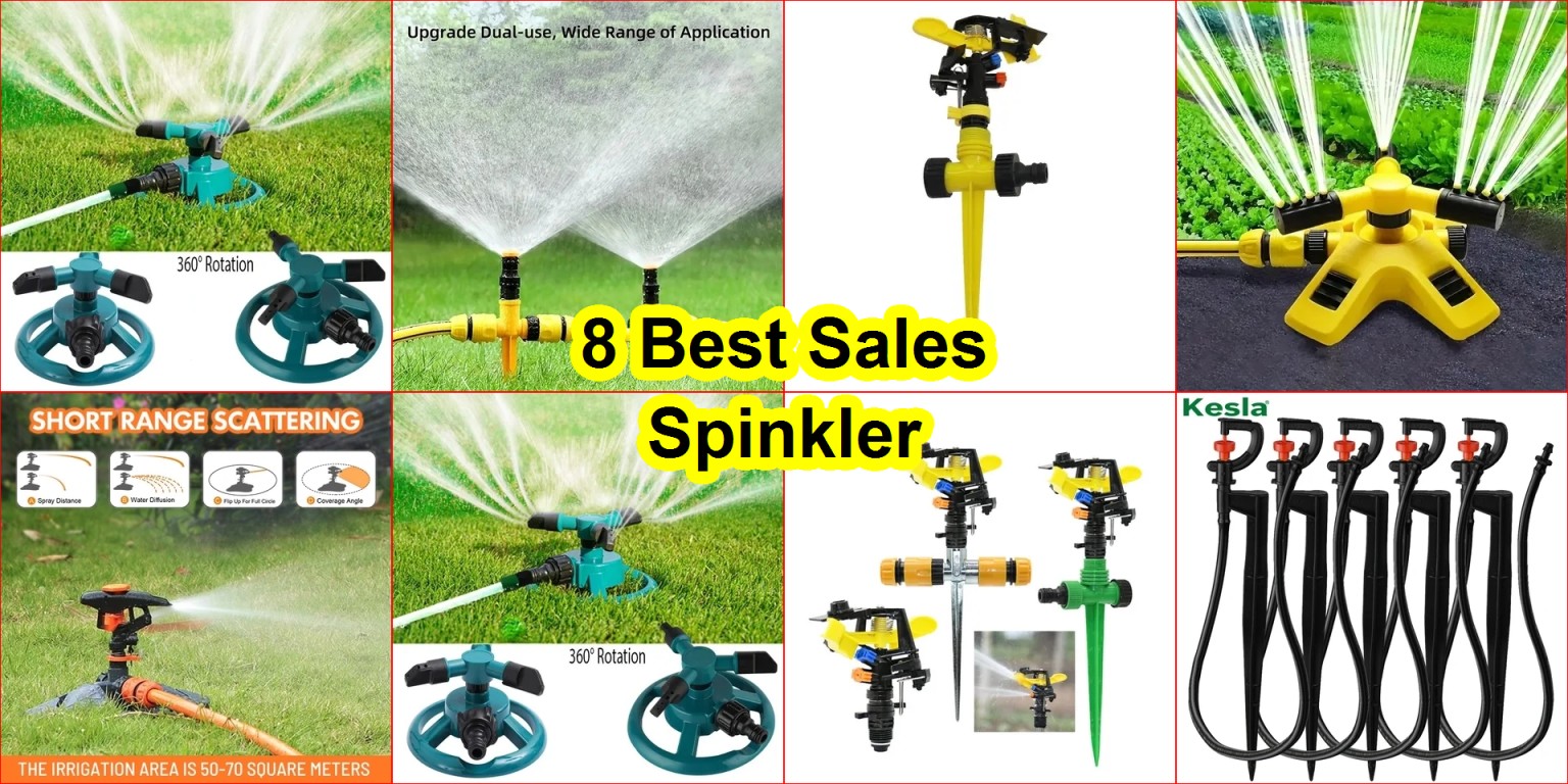 360 rotating sprinkler head