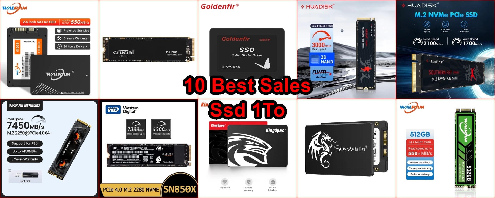 best SSDs AliExpress