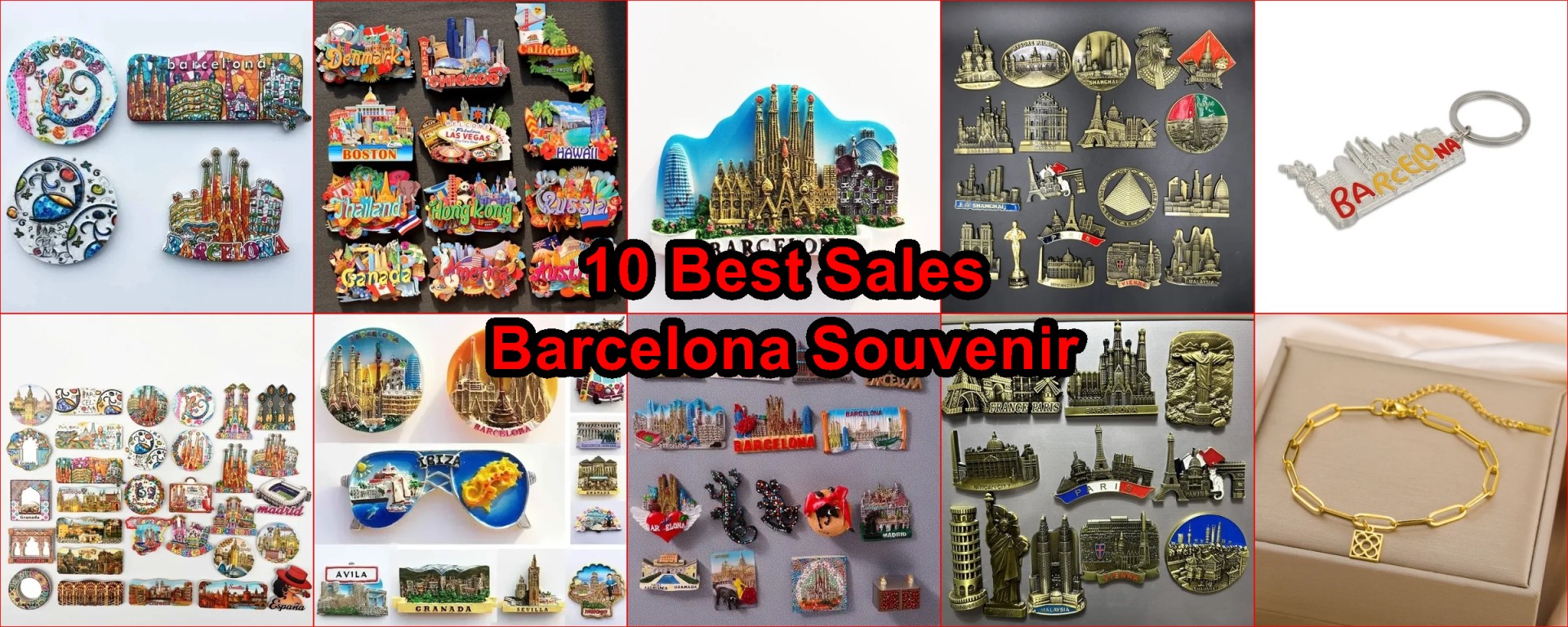 Barcelona fridge magnet review