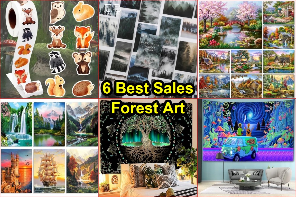 forest stickers AliExpress