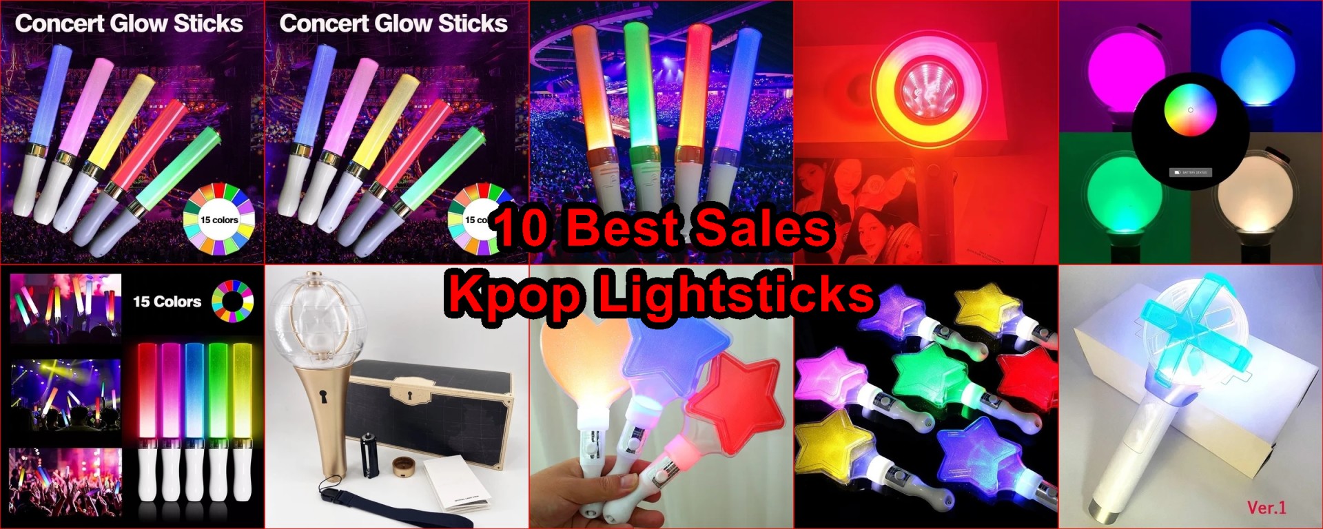 best Kpop glow sticks 2025