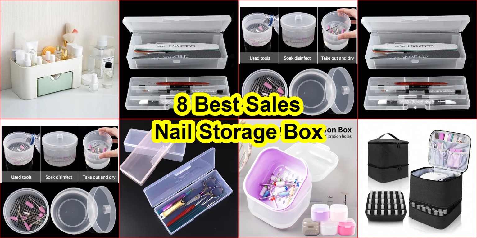 nail drill bits cleaning box