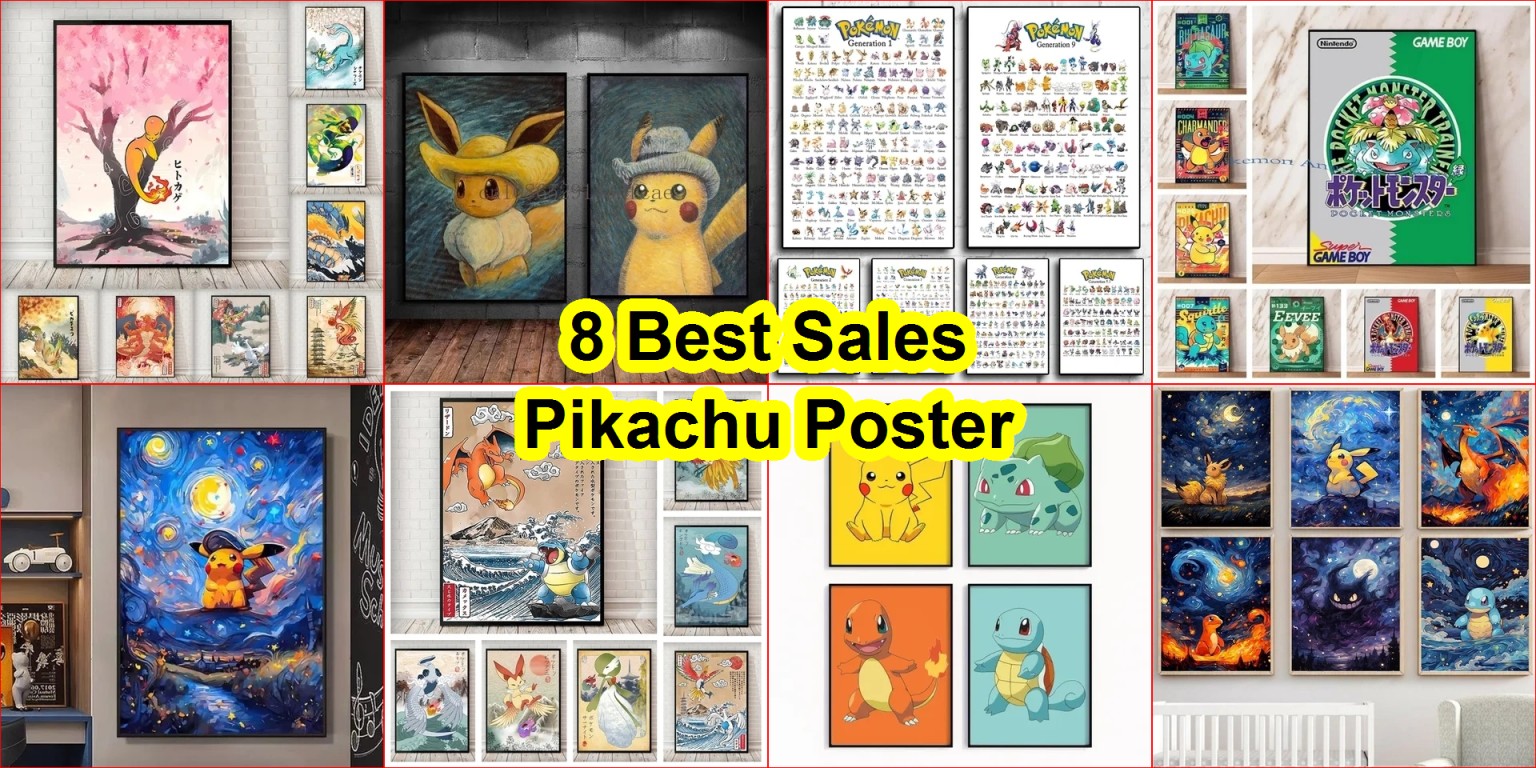 Pikachu canvas art