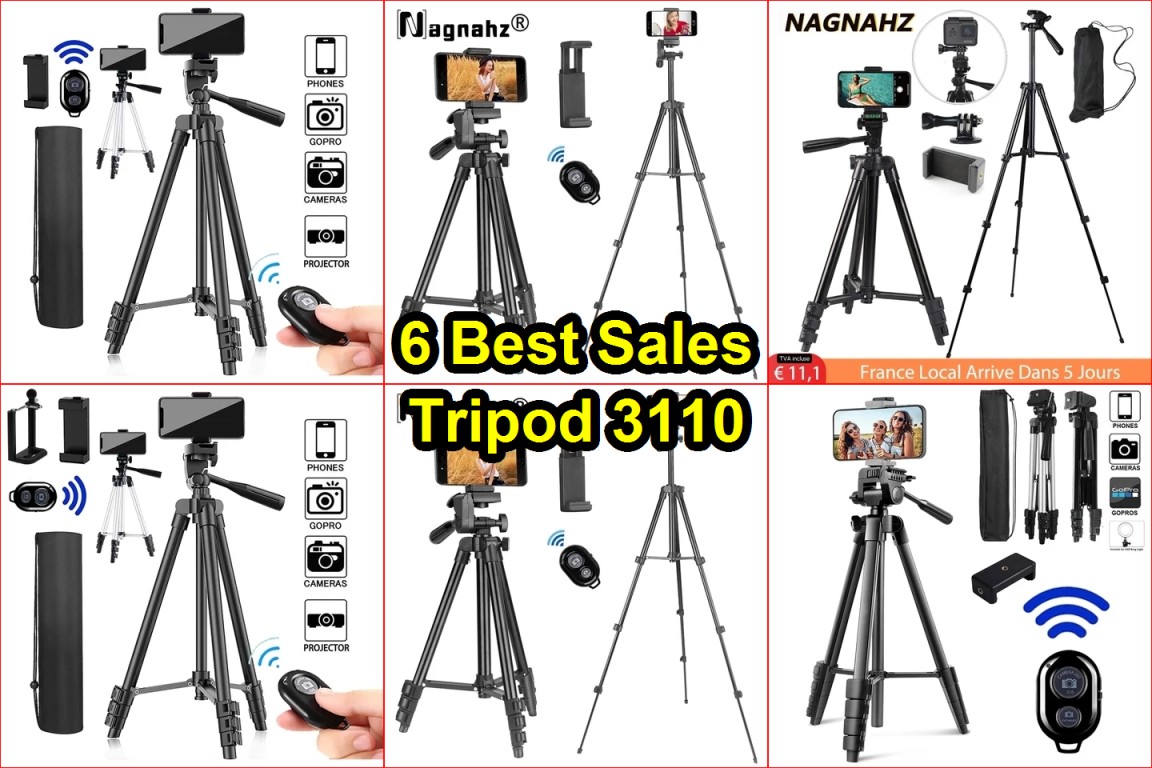 phone tripod with Bluetooth remote