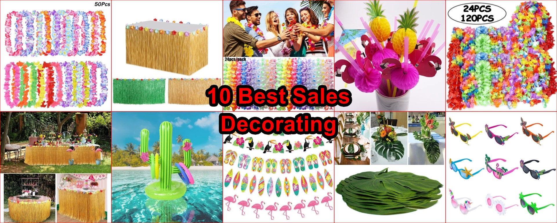 luau party supplies review