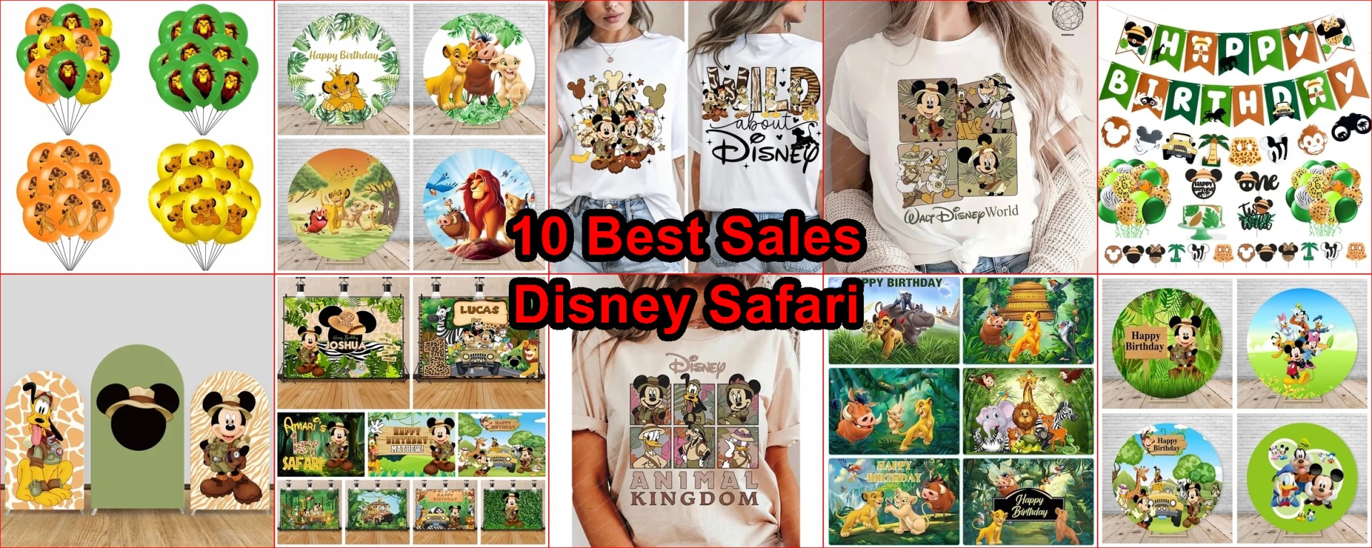 Lion King party decorations