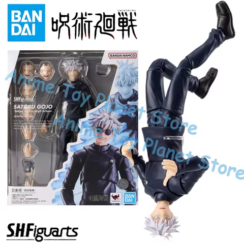 In Stock Bandai S.H.Figuarts SHF SATORU GOJO Tokyo Jujutsu High School Model Kit Anime Action Fighter Finished Model Gift 10 best sales sh figuarts bootleg - №7