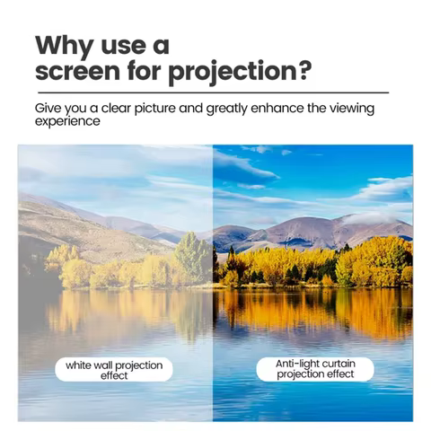 12 best sales reflective projector screen - №2
