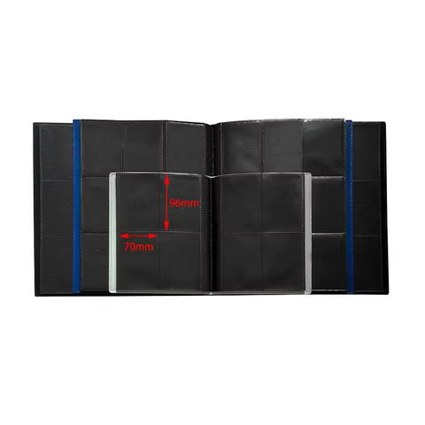 Collectible Card Binder Album 160/360 Card Holder 4/9 Pockets Trading Card Binder Album Large-capacity Card Holder Notebook 10 best sales card binder 4 pocket - №4