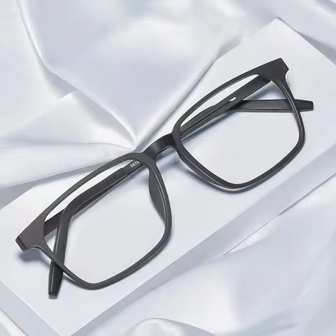 Pure Titanium Progressive Reading Glasses Men Women Near and Dual-use Anti-Blue Light Adjustment Eyewear 10 best sales pure titanium - №3