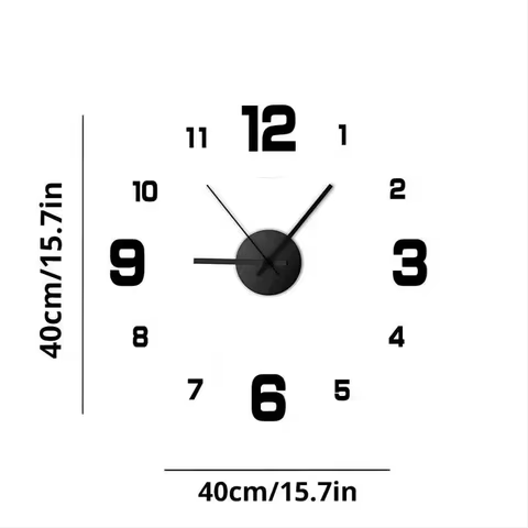 10 best sales 3d clock wall - №2