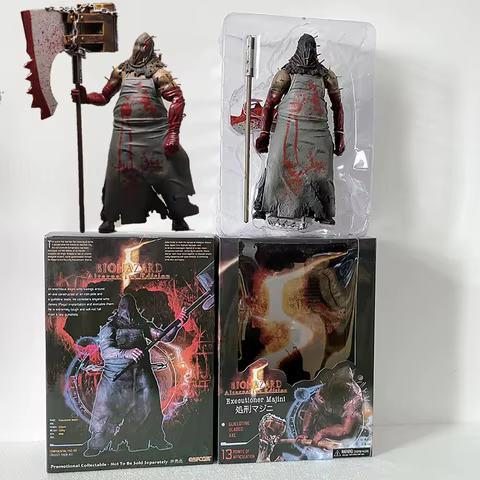 NECA Chris Redfield Figure Hunk Biohazard Zombie Biohazard Executioner Majini Action Figure Toy Horror Gift For Halloween Doll 12 best sales odst - №4