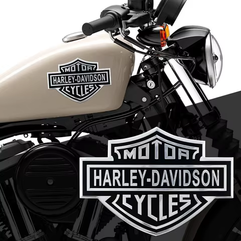 Metal Decorative Logo Motorcycle Car Stickers for Harley Davidson Car Sticker Badge Accessories 6 best sales harley sticker - №1