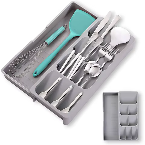 8 best sales cutlery container - №6