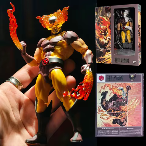 Ct Toys In Stock Hellverine Figure Wolverine Mafex 096 138 X-Men Anime Action Figure Figurine Statue Model Collection Toys Gift 6 best sales x men statue - №1