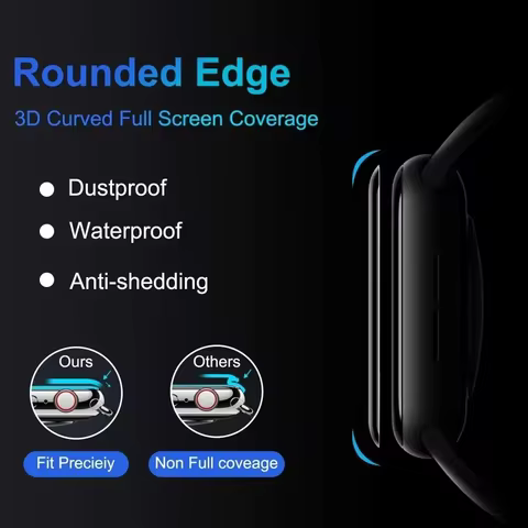 3PCS Ceramic film For Apple watch Ultra 8 7 49mm 45mm 41mm Screen protector For Apple watch 6 5 4 SE 44mm 40mm 3 2 1 9 10 46mm 10 best sales ipod nano 3 - №10